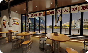 就餐区（靠窗）