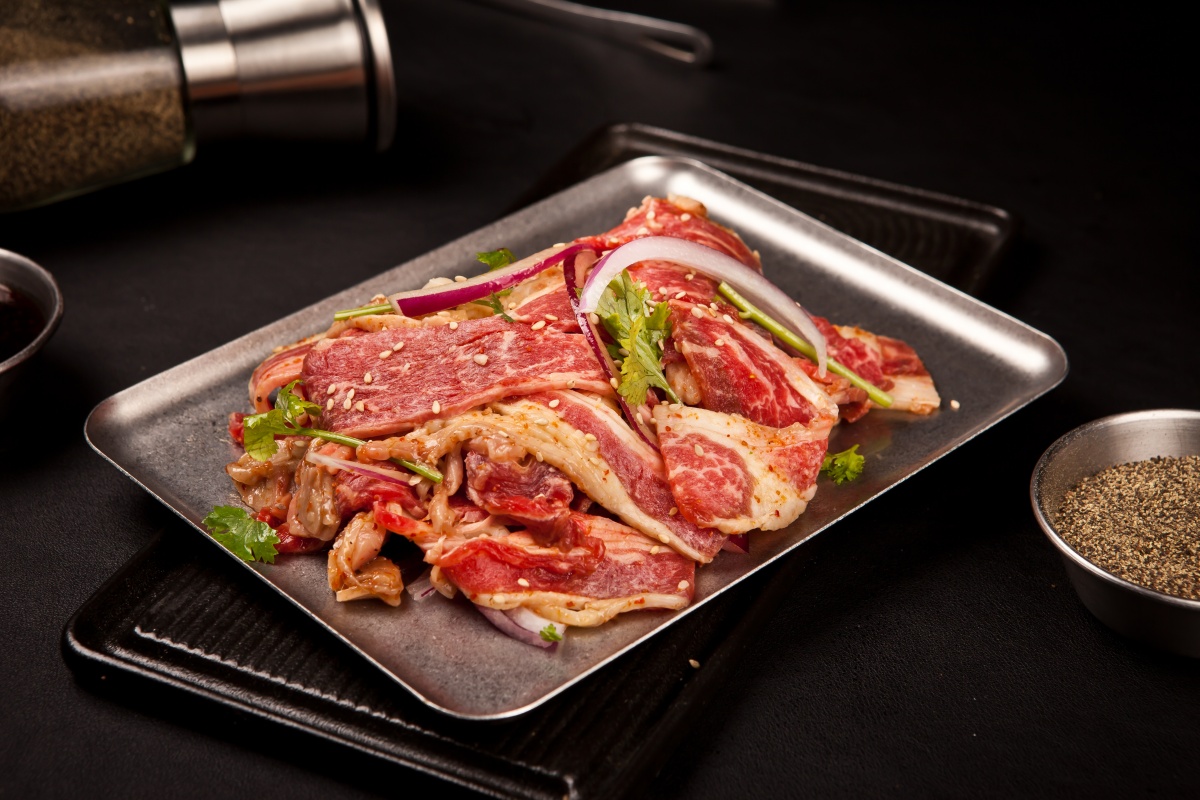 传统香辣拌牛肉